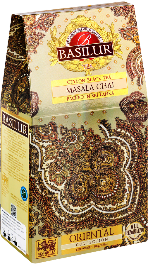 Чай черный BASILUR Восточная коллекция Masala Chai Цейлонский байховый листовой, 100г, предпросмотр