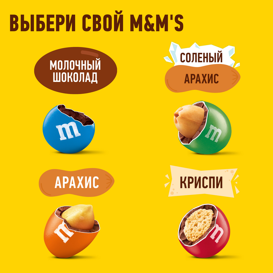 Драже M&M'S С арахисом, 360г, превью