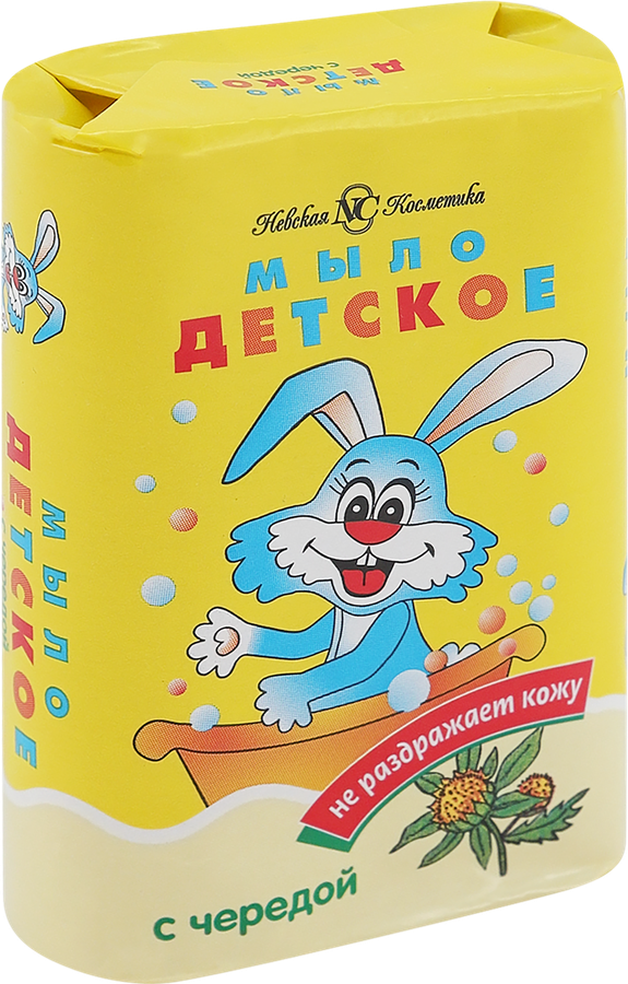 Туалетное мыло НЕВСКАЯ КОСМЕТИКА Детское с экстрактом череды, 90г, превью