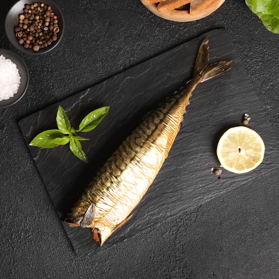 Скумбрия горячего копчения ЛЕНТА FRESH без головы, весовая, предпросмотр