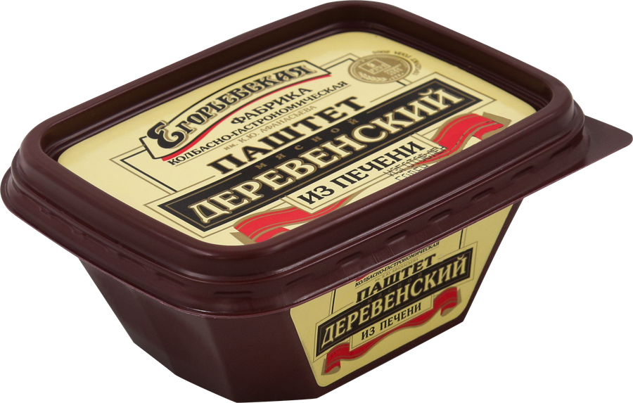 Паштет из печени КФ ЕГОРЬЕВСКАЯ Деревенский, 150г, предпросмотр
