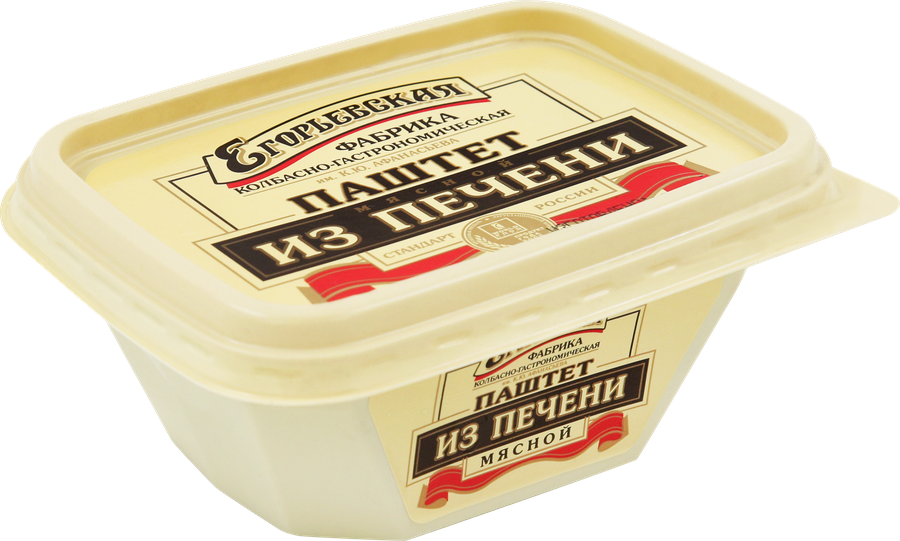 Паштет из печени КФ ЕГОРЬЕВСКАЯ, 150г, предпросмотр