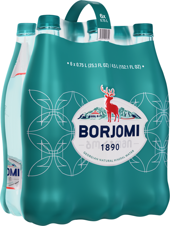 Вода минеральная BORJOMI, 0.75л, предпросмотр