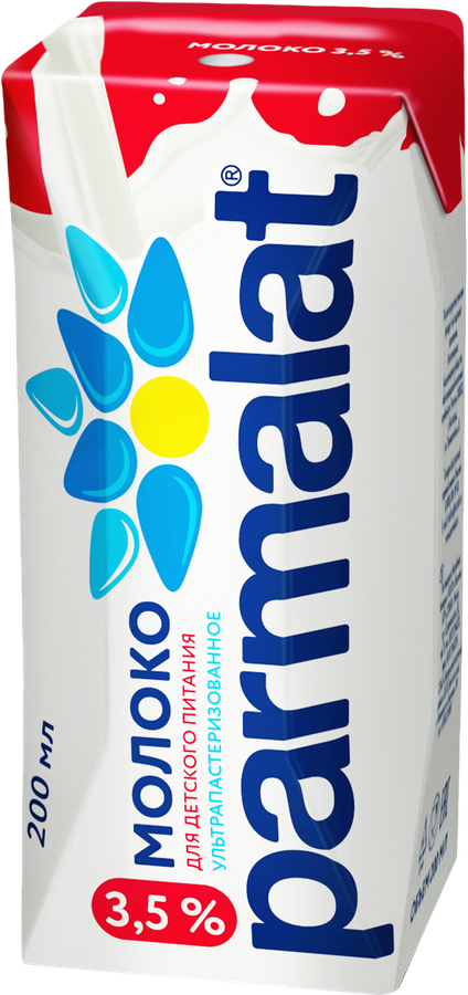Молоко ультрапастеризованное для питания детей PARMALAT 3,5%, без змж, 200мл, превью