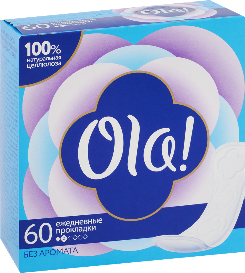 Прокладки ежедневные OLA! Daily экономичная упаковка, 60шт, предпросмотр