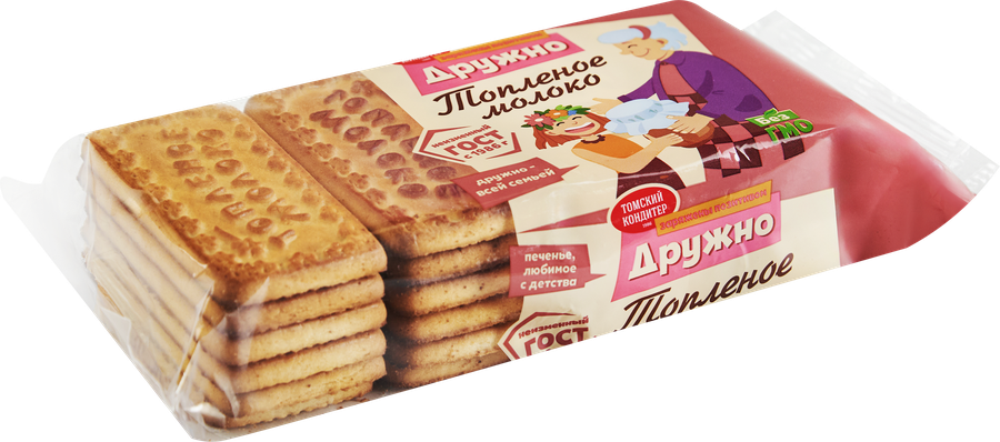 Печенье сахарное ТОМСКИЙ КОНДИТЕР Топленое молоко, 400г, превью