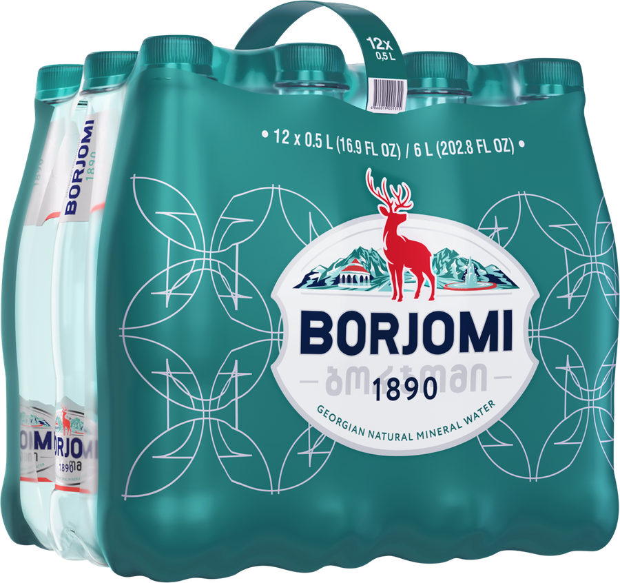 Вода минеральная BORJOMI, 0.5л, предпросмотр