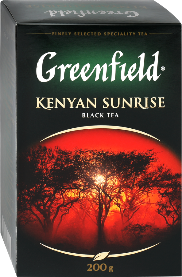 Чай черный GREENFIELD Kenyan Sunrise листовой, 200г, превью
