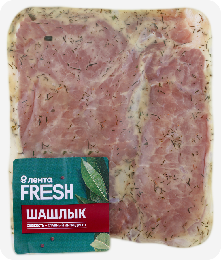 Стейк из свиной корейки ЛЕНТА FRESH в cливочном маринаде с травами, предпросмотр
