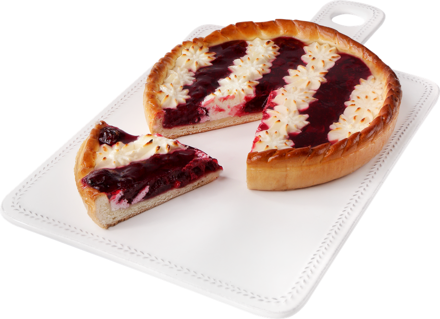 Пирог с творогом и вишней ЛЕНТА FRESH, весовой, превью