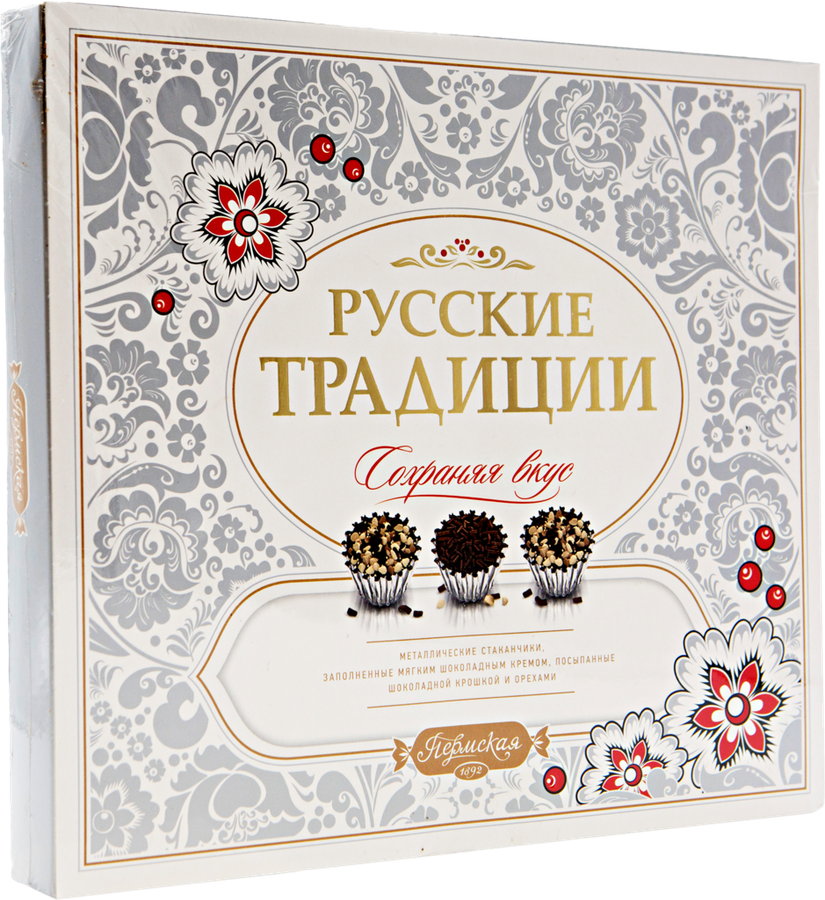 Набор конфет КФ ПЕРМСКАЯ Русские традиции, 240г, предпросмотр