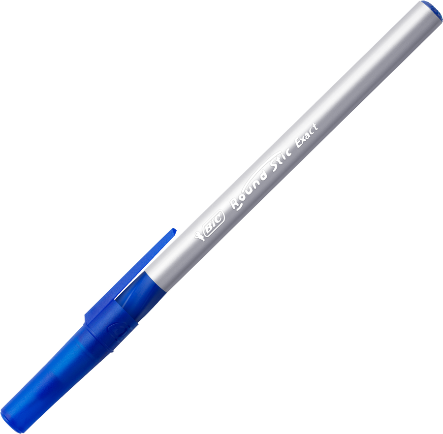 Набор шариковых ручек BIC Round Stic Exact, синий, 8шт, предпросмотр