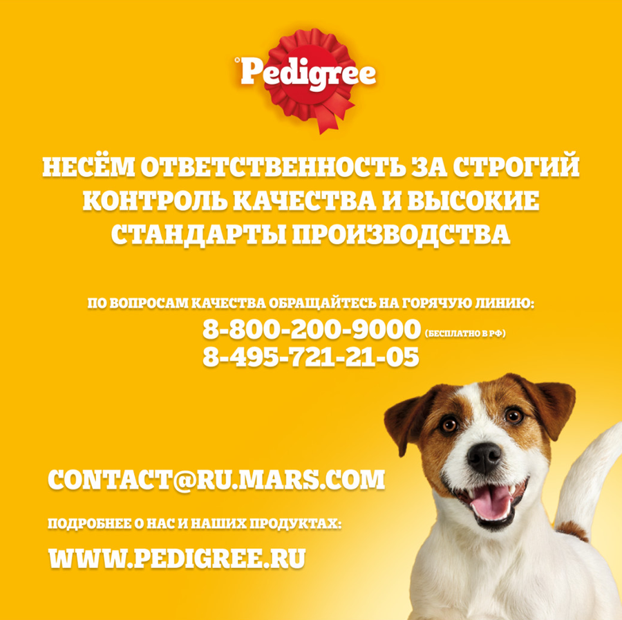 Корм сухой для взрослых собак PEDIGREE с говядиной, для крупных пород, 13кг, превью