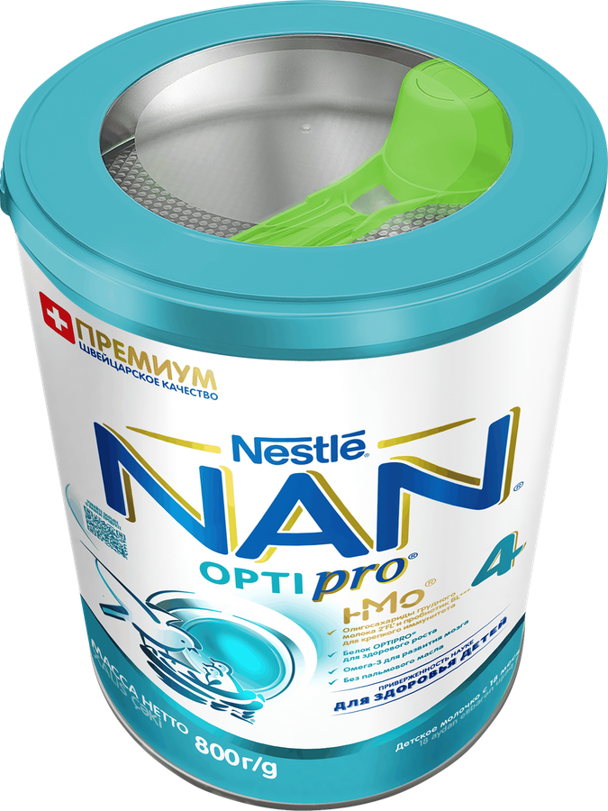 Молочко детское NAN 4 OptiPro, с 18 месяцев, 800г, превью