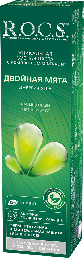 Зубная паста R.O.C.S. Двойная мята, 74г, превью