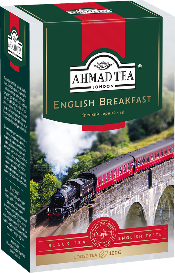 Чай черный AHMAD TEA English Breakfast листовой, 100г, предпросмотр