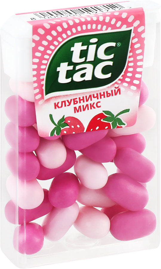 Драже TIC TAC Клубничный Микс, 16г, предпросмотр