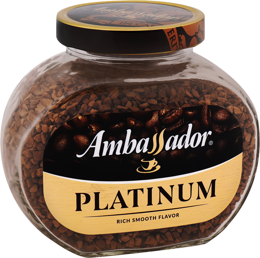 Кофе растворимый AMBASSADOR Platinum, ст/б, 95г, превью