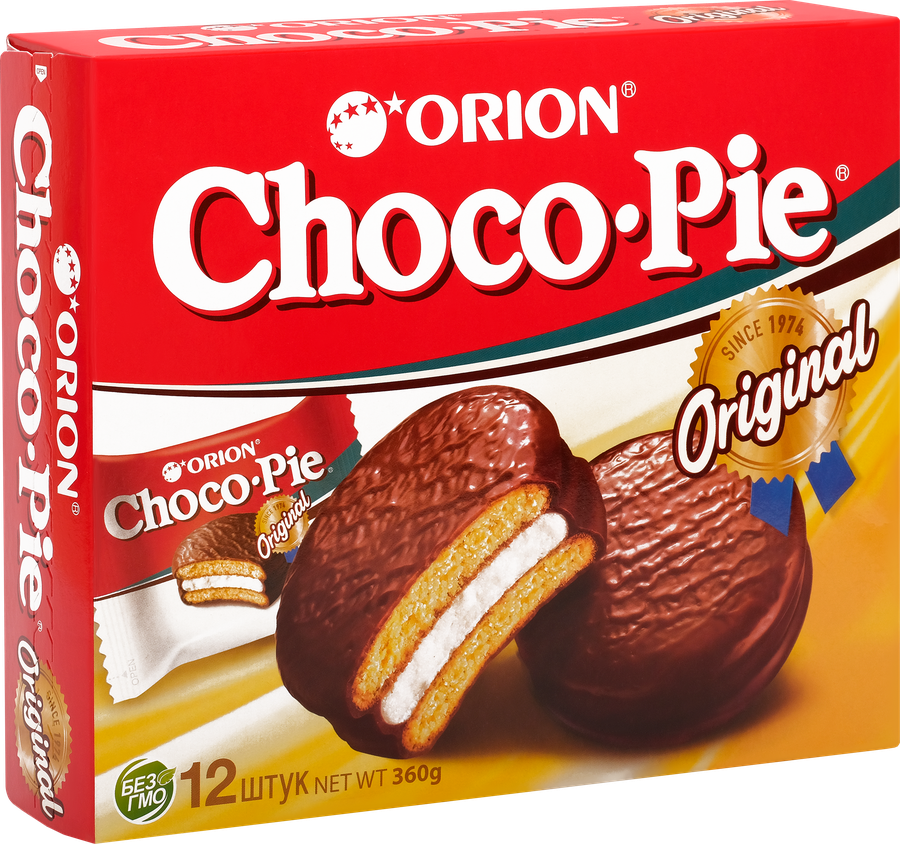 Пирожное ORION Choco Pie 12шт, 360г, превью