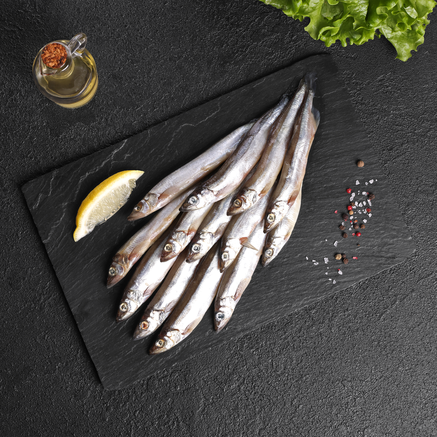 Мойва ЛЕНТА FRESH непотрошеная с головой (из замороженного сырья), весовая, предпросмотр