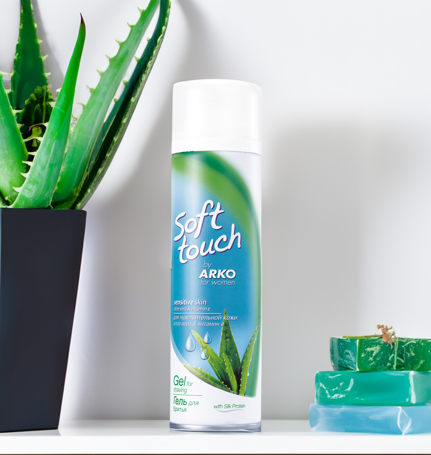Гель для бритья женский ARKO Soft Touch для чувствительной кожи, 200мл, превью