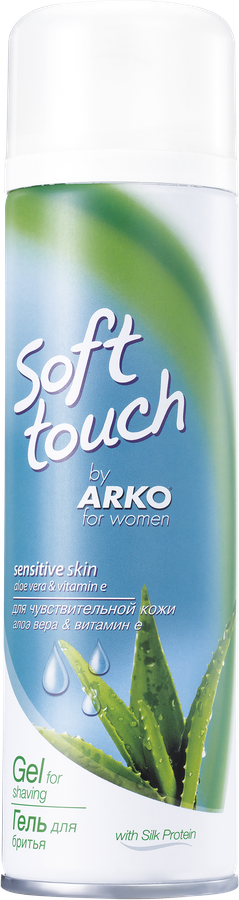 Гель для бритья женский ARKO Soft Touch для чувствительной кожи, 200мл, превью
