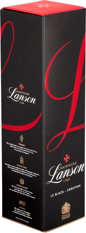 Вино игристое LANSON Le Black Шампань Креасьон белое брют, п/у, 0.75л, превью