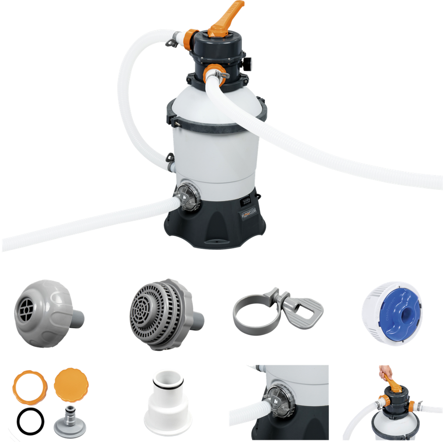 Фильтр-насос песочный BESTWAY Flowclear 3028л/ч, Арт. 58515, предпросмотр