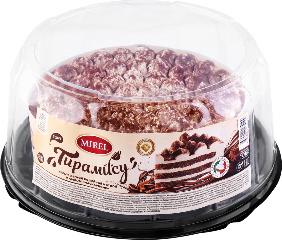 Торт MIREL Тирамису, 750г, превью