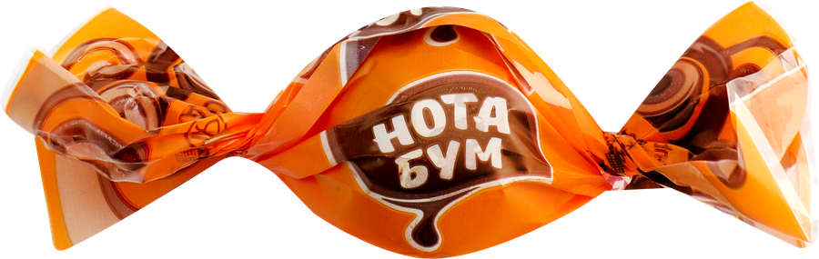 Конфеты KDV Нота Бум ириска с ореховой начинкой, весовые, превью