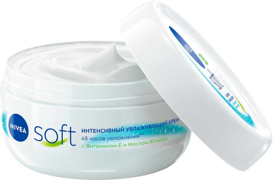 Крем для тела NIVEA Soft интенсивный, увлажняющий, 200мл, предпросмотр