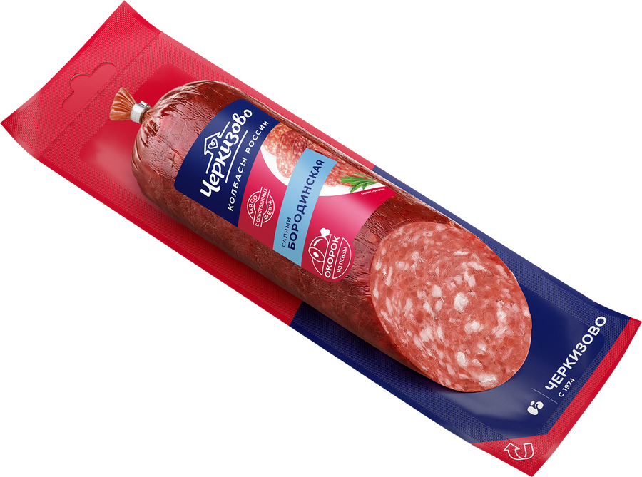 Колбаса сырокопченая ЧЕРКИЗОВО Бородинская, 300г, предпросмотр