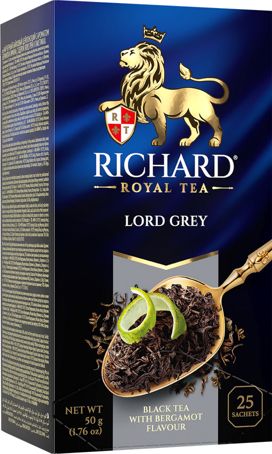 Чай черный RICHARD Lord Grey Цейлонский байховый, 25пак, превью