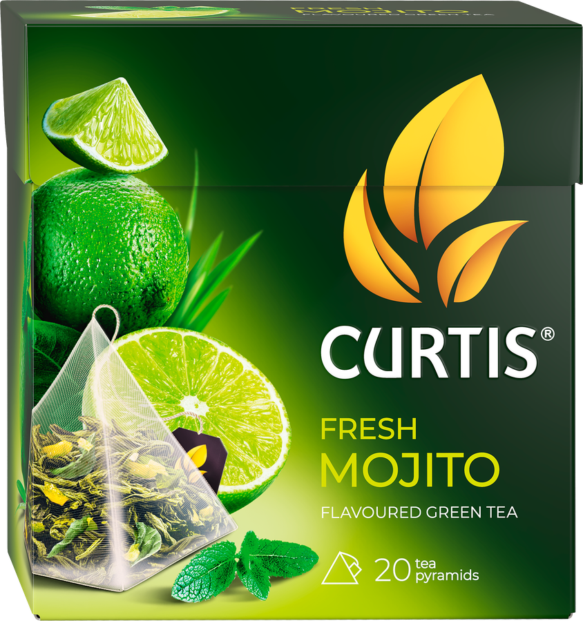Чай зеленый CURTIS Fresh Mojito, 20х1,7г, превью