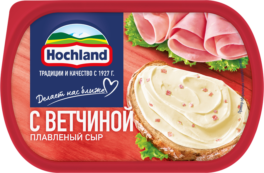 Сыр плавленый HOCHLAND с ветчиной 55%, без змж, 400г, предпросмотр