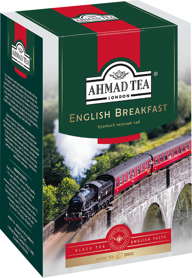 Чай черный AHMAD TEA English Breakfast листовой, 200г, превью