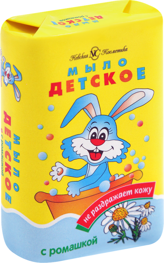 Мыло туалетное детское НЕВСКАЯ КОСМЕТИКА Детское с ромашкой, 90г, превью