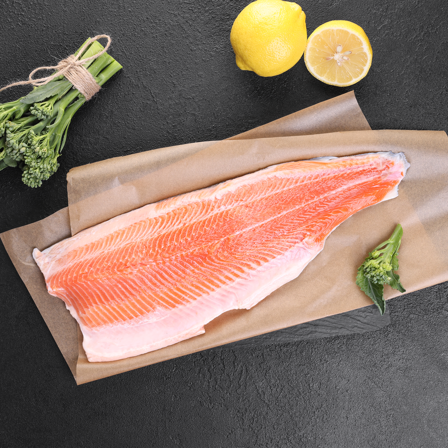 Форель Радужная ЛЕНТА FRESH филе на коже, охлажденная, весовая, предпросмотр