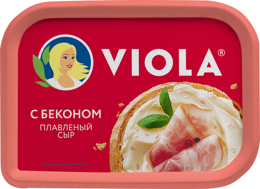 Сыр плавленый VIOLA с беконом 50%, без змж, 400г, превью
