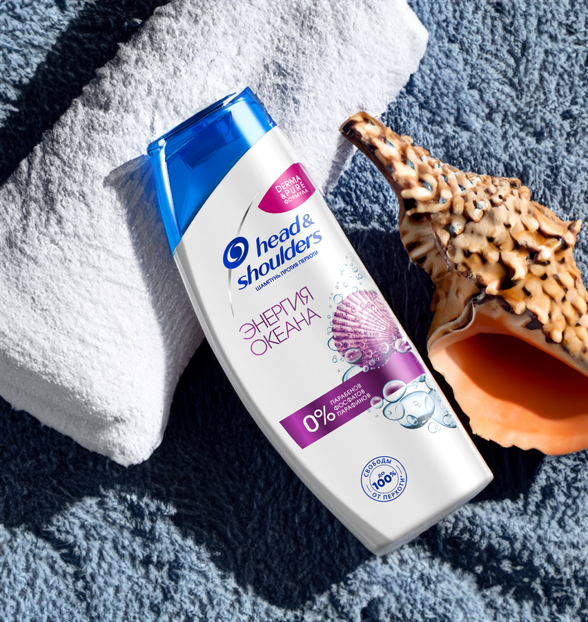 Шампунь против перхоти HEAD&SHOULDERS Энергия океана, 400мл, превью