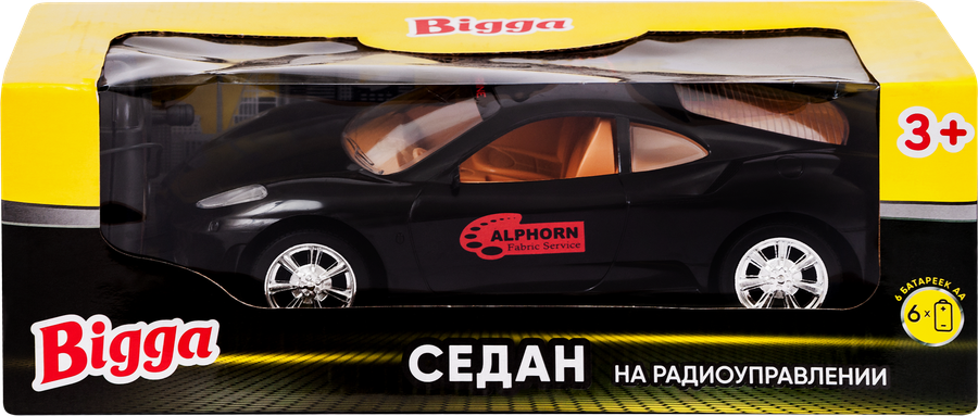 Игрушка BIGGA Седан на радиоуправлении 1:18, в ассортименте Арт. YDF838A-2/YDF838A-3, предпросмотр
