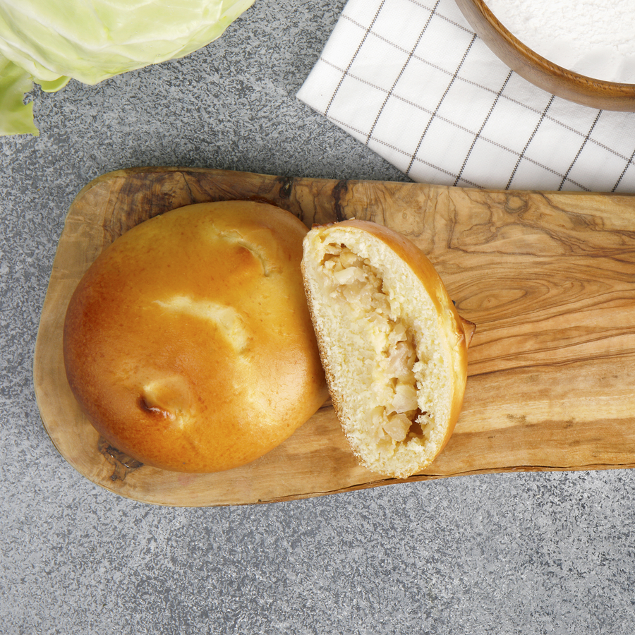 Пирожок ЛЕНТА FRESH Домашний с капустой, 100г, превью