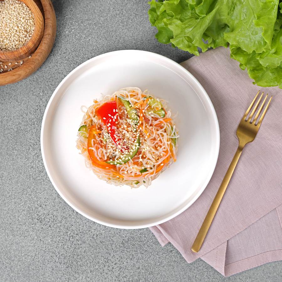 Фунчоза ЛЕНТА FRESH По-восточному с овощами, весовая, предпросмотр