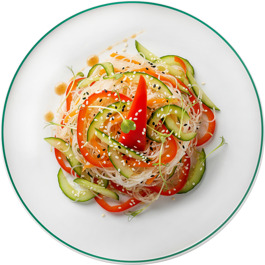 Фунчоза ЛЕНТА FRESH По-восточному с овощами, весовая, превью