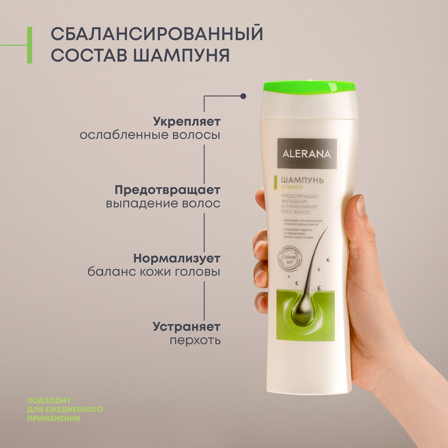 Шампунь от перхоти для волос АЛЕРАНА, 250мл, превью