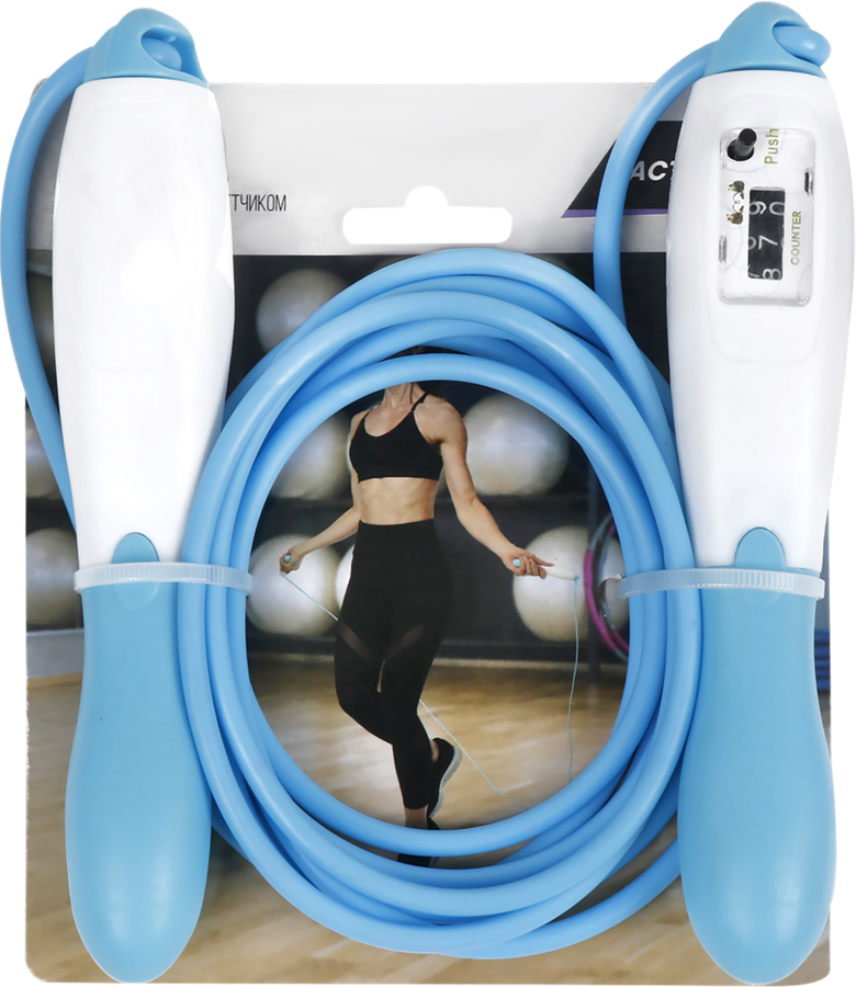 Скакалка ACTIWELL 2,7м, с механическим счетчиком, Арт. GVSP1502, превью