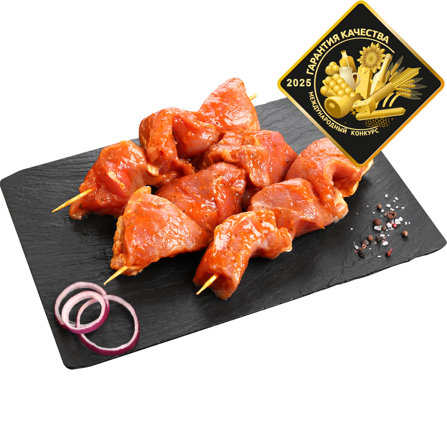 Шашлык из свиного окорока ЛЕНТА FRESH в маринаде Грузинский, весовой, превью