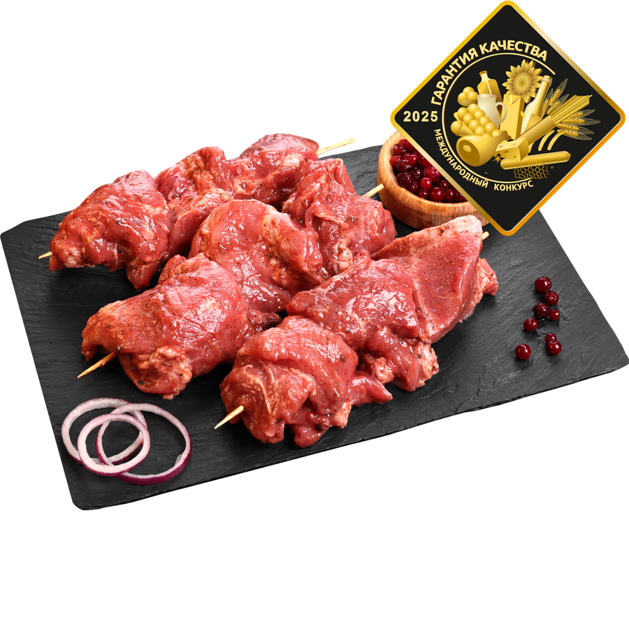 Шашлык из свиной шеи ЛЕНТА FRESH в брусничном маринаде, превью