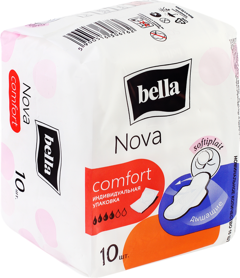 Прокладки гигиенические BELLA Nova Comfort, 10шт, предпросмотр