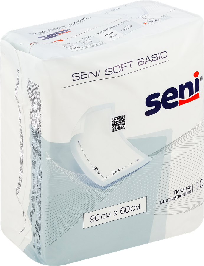Пеленки одноразовые SENI Soft Basic 90x60см, 10шт, предпросмотр